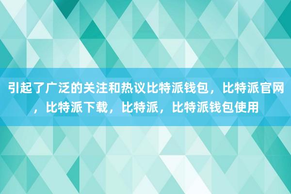 引起了广泛的关注和热议比特派钱包，比特派官网，比特派下载，比特派，比特派钱包使用