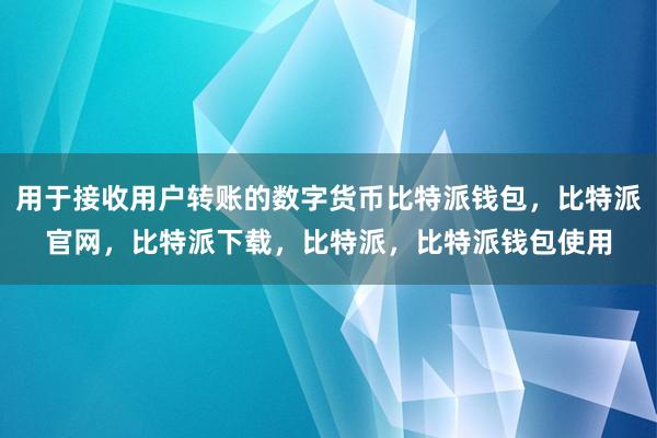 用于接收用户转账的数字货币比特派钱包，比特派官网，比特派下载，比特派，比特派钱包使用