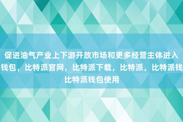 促进油气产业上下游开放市场和更多经营主体进入比特派钱包，比特派官网，比特派下载，比特派，比特派钱包使用