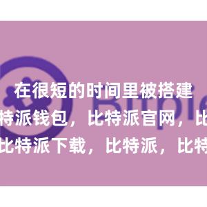 在很短的时间里被搭建了起来比特派钱包，比特派官网，比特派下载，比特派，比特派钱包使用