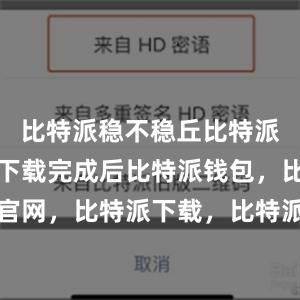 比特派稳不稳丘比特派对安装包下载完成后比特派钱包，比特派官网，比特派下载，比特派，比特派钱包使用